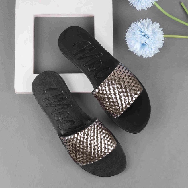 Mochi Women Gun-metal Casual Mules (SKU: 41-273-29-37)