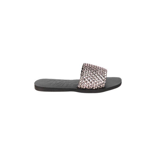 Mochi Women Gun-metal Casual Mules (SKU: 41-273-29-37)