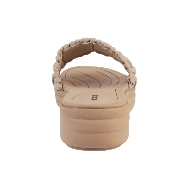 Mochi Women Beige Casual Slip Ons (SKU: 41-289-20-36)