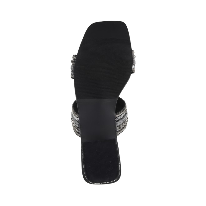 Mochi Women Gun-Metal Casual Slip Ons (SKU: 41-315-29-36)
