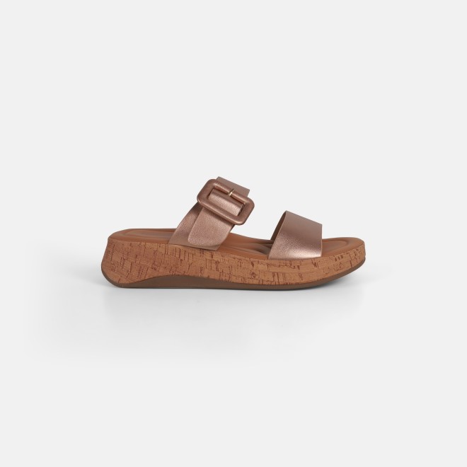 Mochi Women Rose-Gold Casual Slip Ons (SKU: 41-364-52-37)