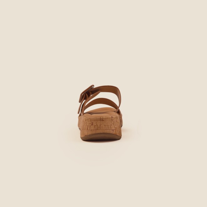Mochi Women Tan Casual Slip Ons (SKU: 41-364-23-37)