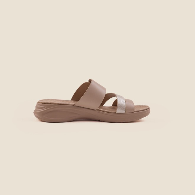 Mochi Women Beige Casual Slip Ons (SKU: 41-365-20-36)