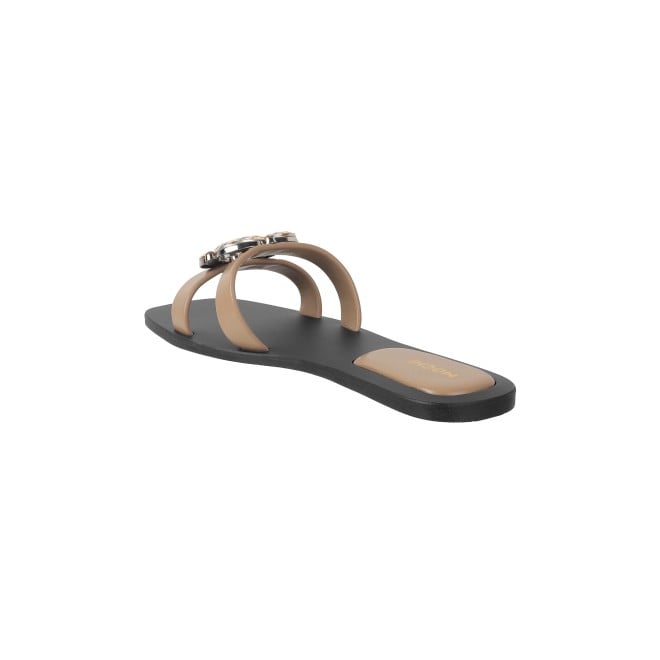 Mochi Women Beige Casual Slip Ons (SKU: 41-374L-20-42)