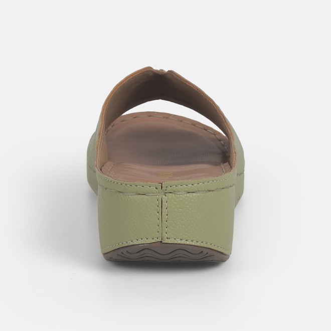 Mochi Women Green Casual Slip Ons (SKU: 41-379-21-37)