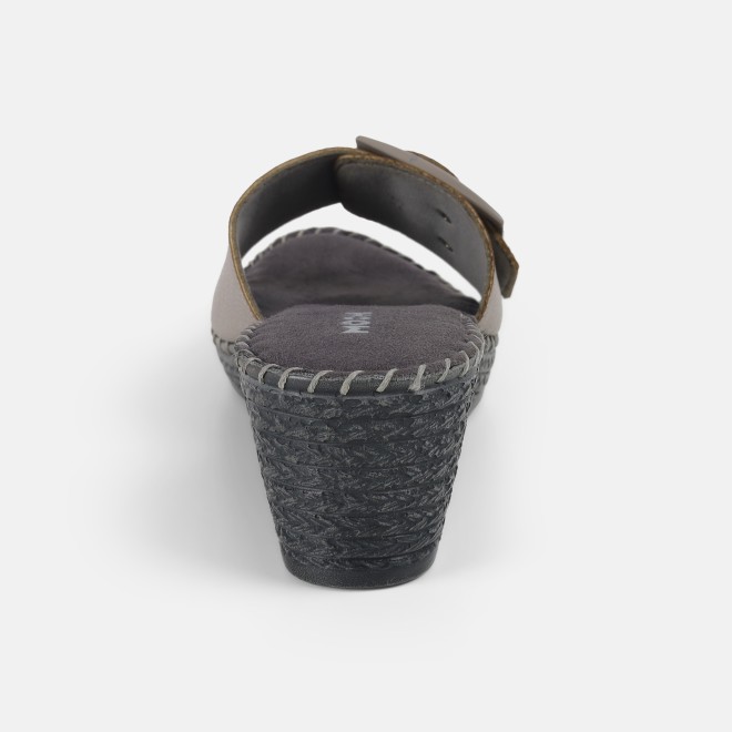 Mochi Women Grey Casual Slip Ons (SKU: 41-380-14-36)