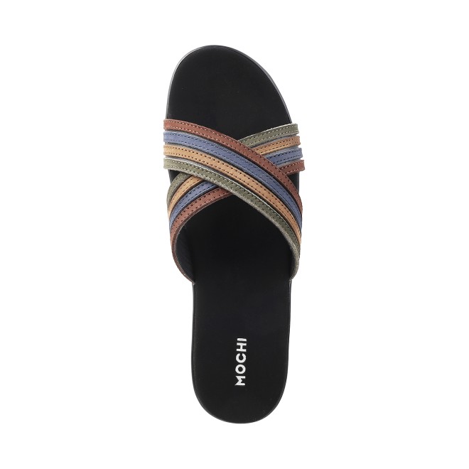 Mochi Women Multi-Color Casual Slip Ons (SKU: 41-3837-13-36)
