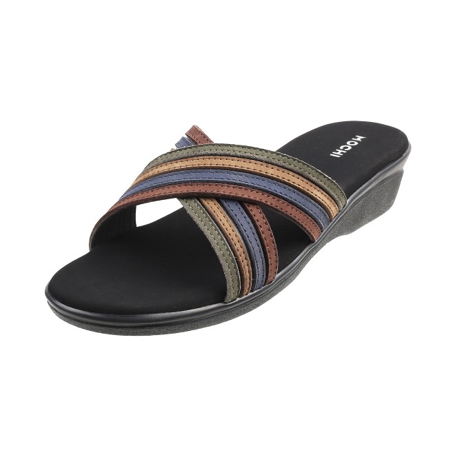 Mochi Women Multi Casual Slip Ons (SKU: 41-3837L-13-42)