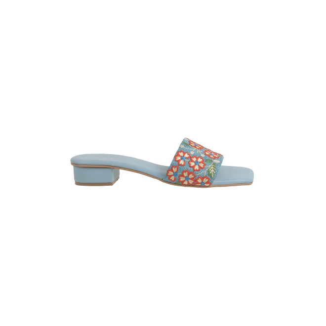 Mochi Women Blue Casual Slip Ons (SKU: 41-397-45-36)