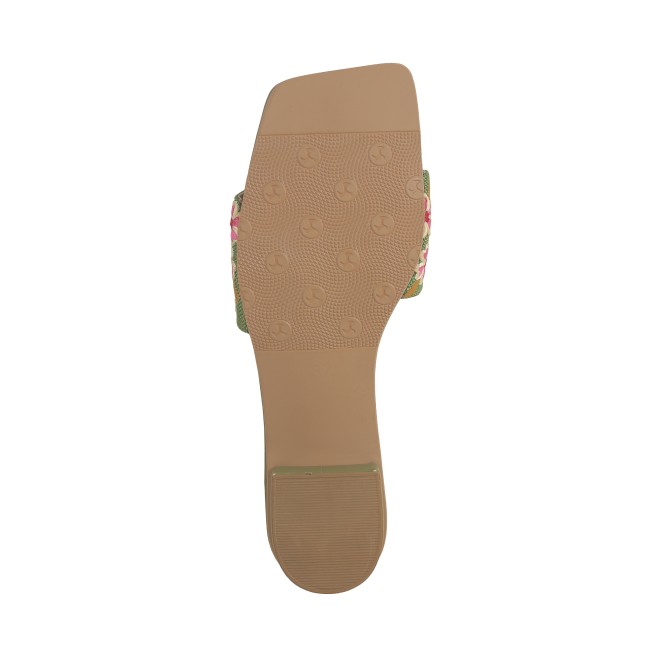 Mochi Women Green Casual Slip Ons (SKU: 41-397-21-36)