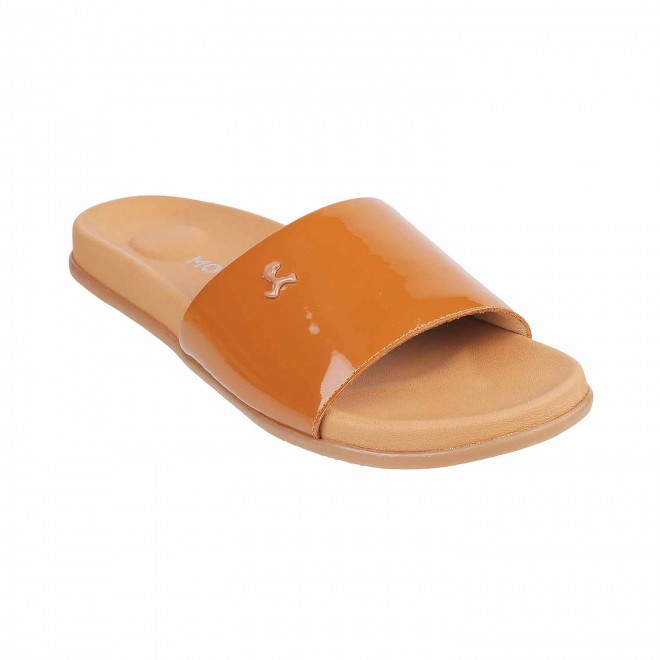 Mochi Women Tan Casual Slip Ons (SKU: 41-3996-23-36)