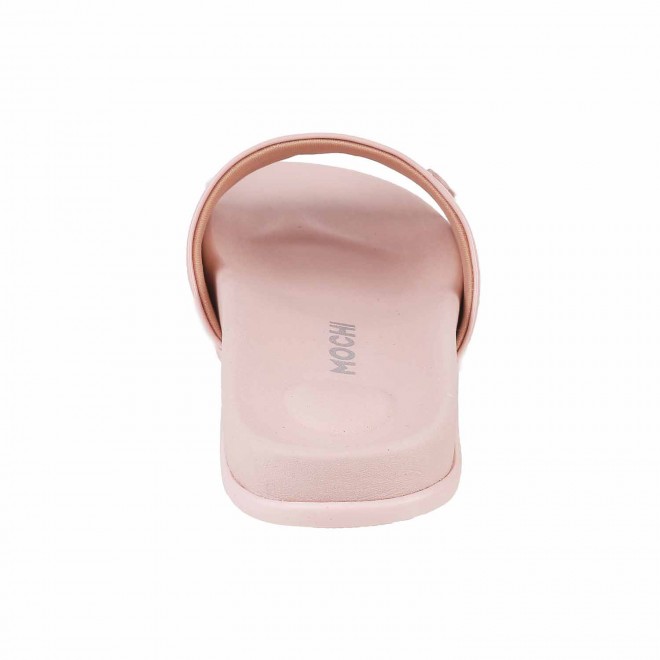 Mochi Women Pink Casual Slip Ons (SKU: 41-3996-24-36)
