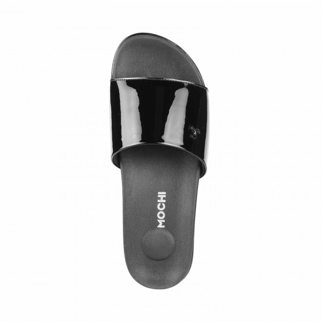 Mochi Women Black Casual Slip Ons (SKU: 41-3996-11-36)