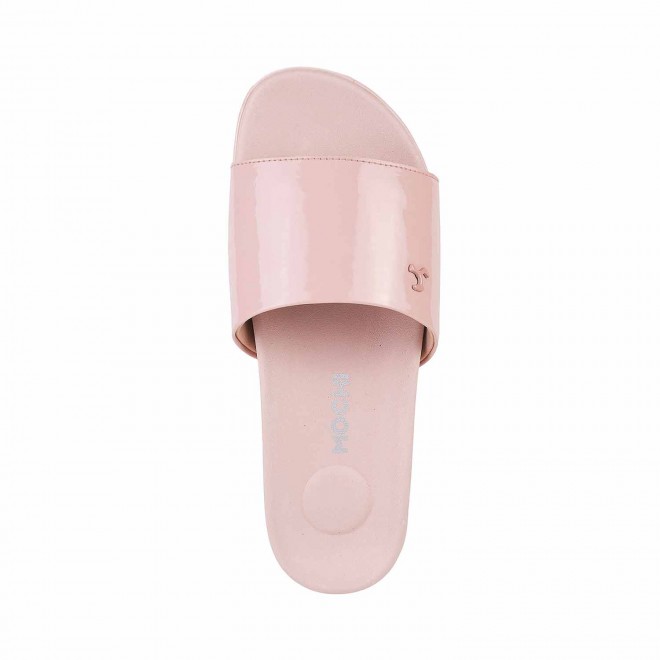 Mochi Women Pink Casual Slip Ons (SKU: 41-3996-24-36)