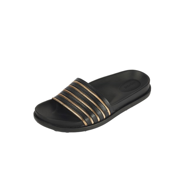 Mochi Women Black Casual Slip Ons (SKU: 41-402-11-37)