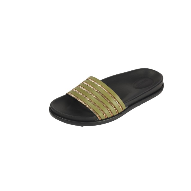Mochi Women Green Casual Slip Ons (SKU: 41-402-21-37)