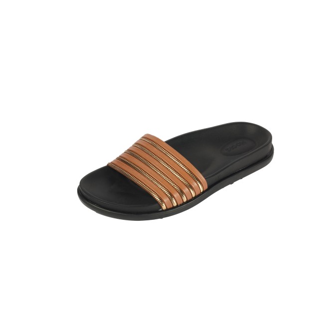Mochi Women Tan Casual Slip Ons (SKU: 41-402-23-37)