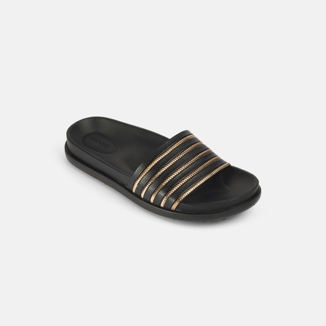 Mochi Women Black Casual Slip Ons (SKU: 41-402-11-37)