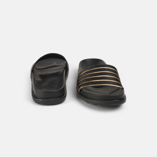 Mochi Women Black Casual Slip Ons (SKU: 41-402-11-37)