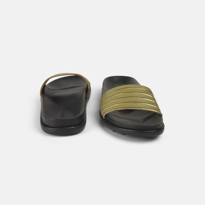 Mochi Women Green Casual Slip Ons (SKU: 41-402-21-37)