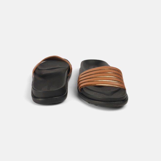 Mochi Women Tan Casual Slip Ons (SKU: 41-402-23-37)