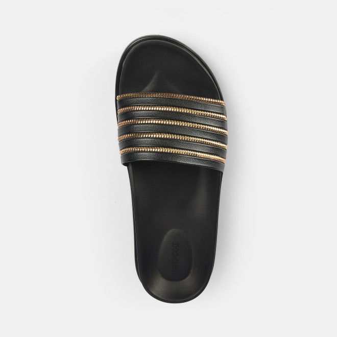 Mochi Women Black Casual Slip Ons (SKU: 41-402-11-37)