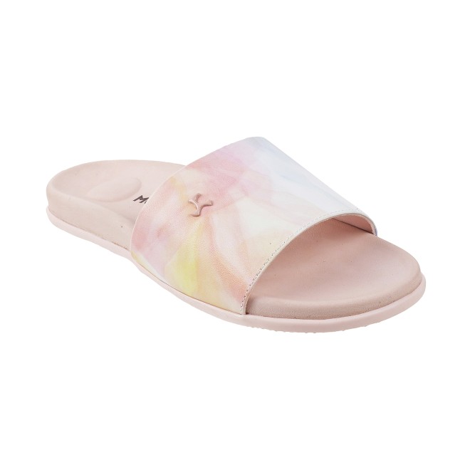 Mochi Women Pink Casual Slip Ons (SKU: 41-4066-24-36)