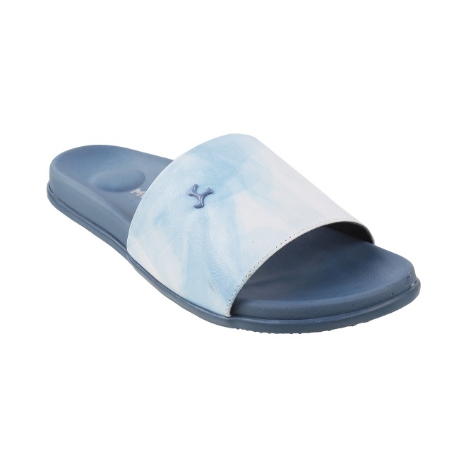 Mochi Women Blue Casual Slip Ons (SKU: 41-4066-45-36)