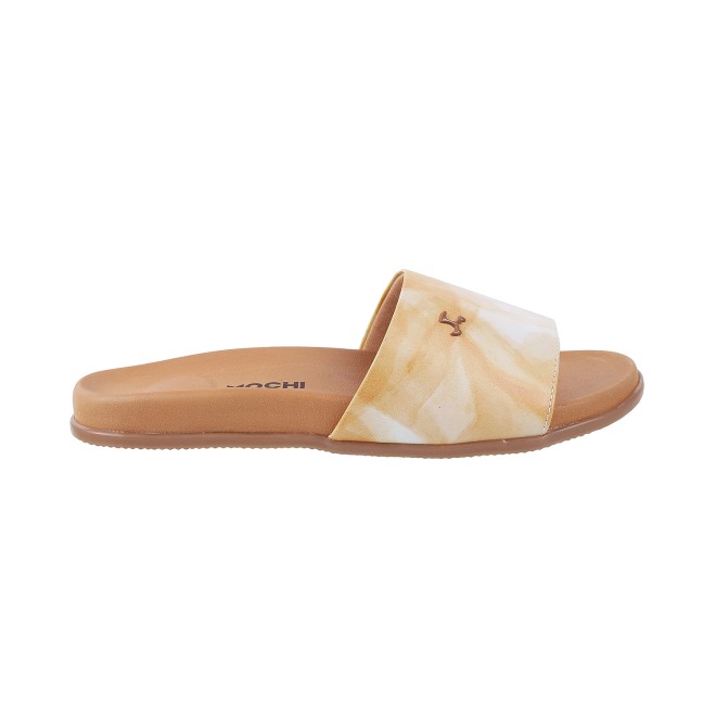 Mochi Women Tan Casual Slip Ons (SKU: 41-4066-23-36)