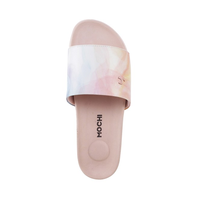 Mochi Women Pink Casual Slip Ons (SKU: 41-4066-24-36)