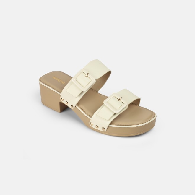 Mochi Women Off-white Casual Slip Ons (SKU: 41-407-66-38)