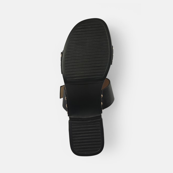 Mochi Women Black Casual Slip Ons (SKU: 41-407-11-37)