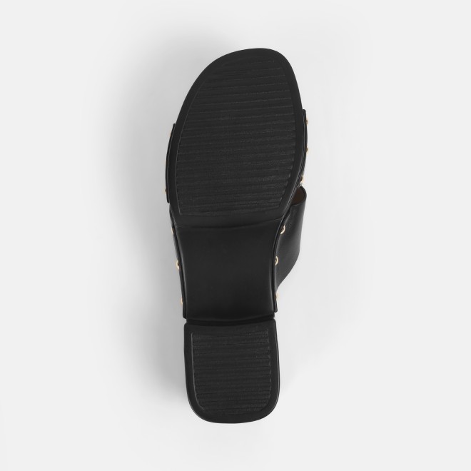 Mochi Women Black Casual Slip Ons (SKU: 41-408-11-36)