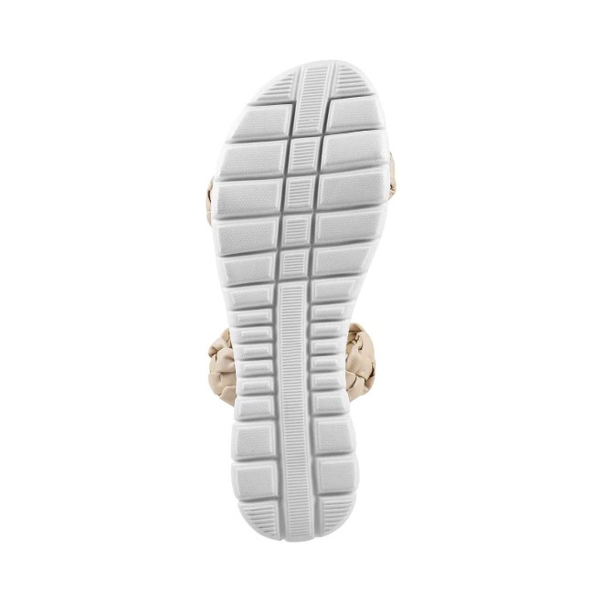 Mochi Women Beige Casual Slip Ons (SKU: 41-4123-20-37)