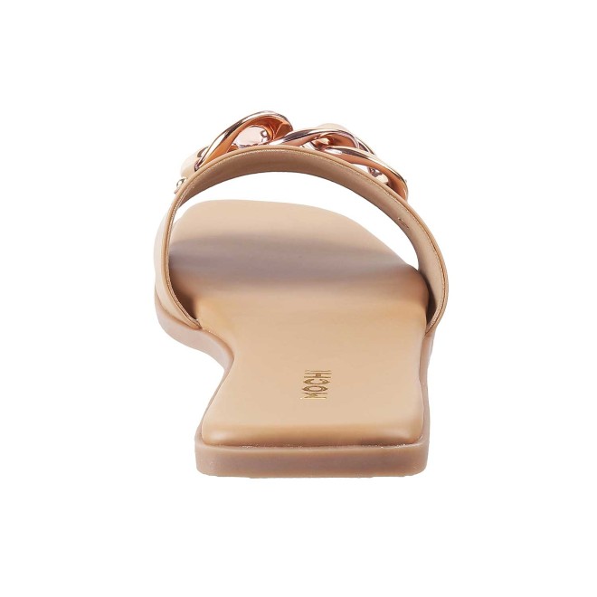 Mochi Women Beige Casual Slippers (SKU: 41-4157-20-36)