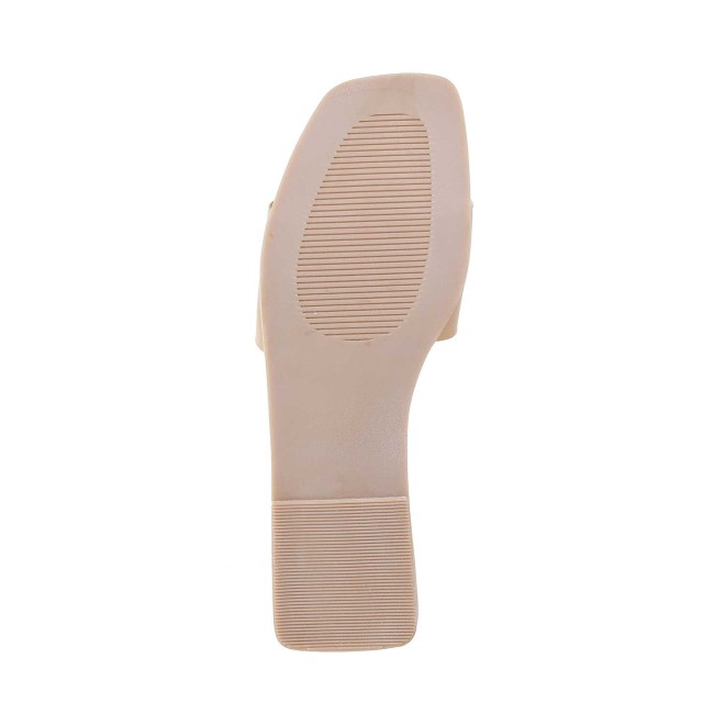 Mochi Women Beige Casual Slippers (SKU: 41-4157-20-36)