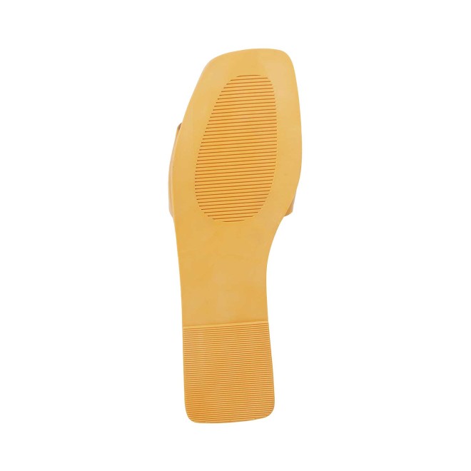 Mochi Women Yellow Casual Slippers (SKU: 41-4157-33-36)