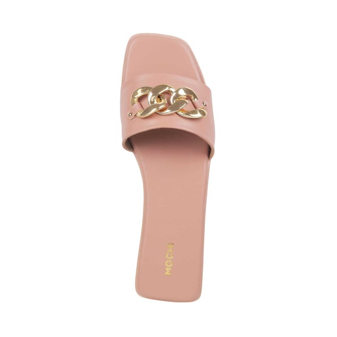 Mochi Women Pink Casual Slippers (SKU: 41-4157-24-36)