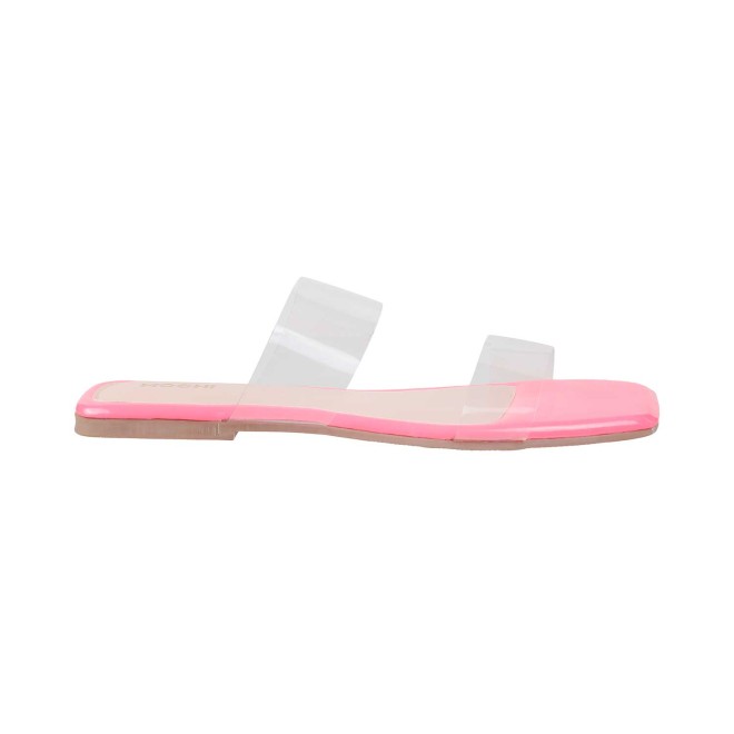 Mochi Women Pink Casual Slip Ons (SKU: 41-4189-24-36)
