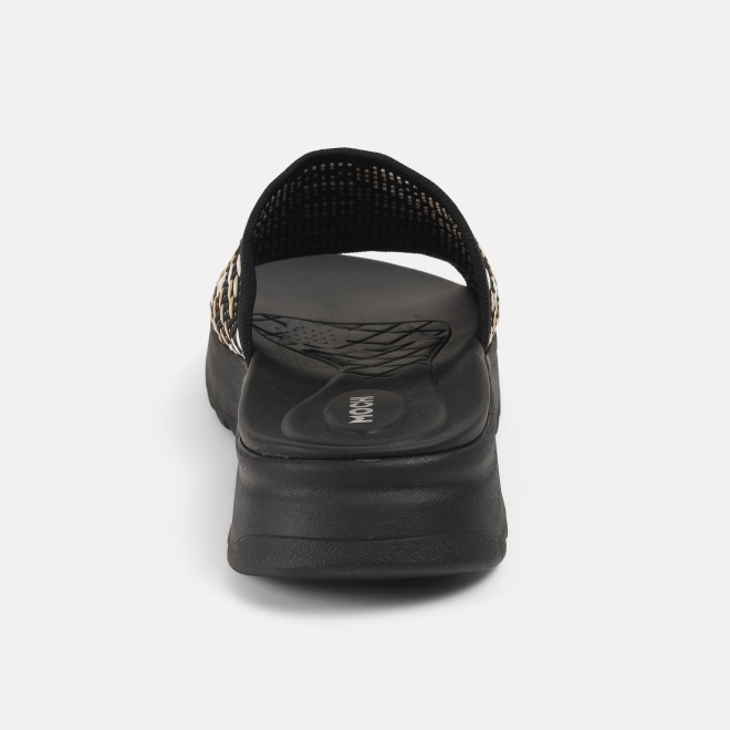 Mochi Women Black Casual Slip Ons (SKU: 41-420-11-36)