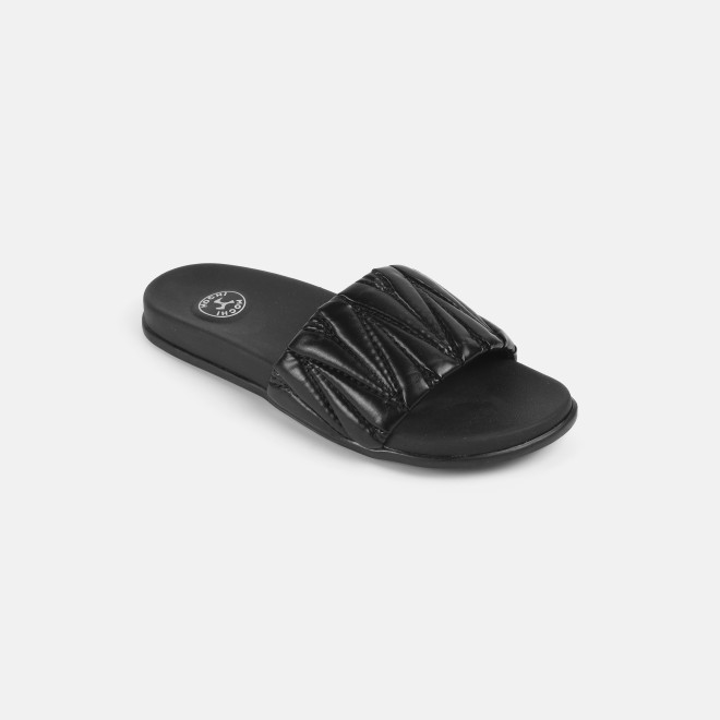 Mochi Women Black Casual Slip Ons