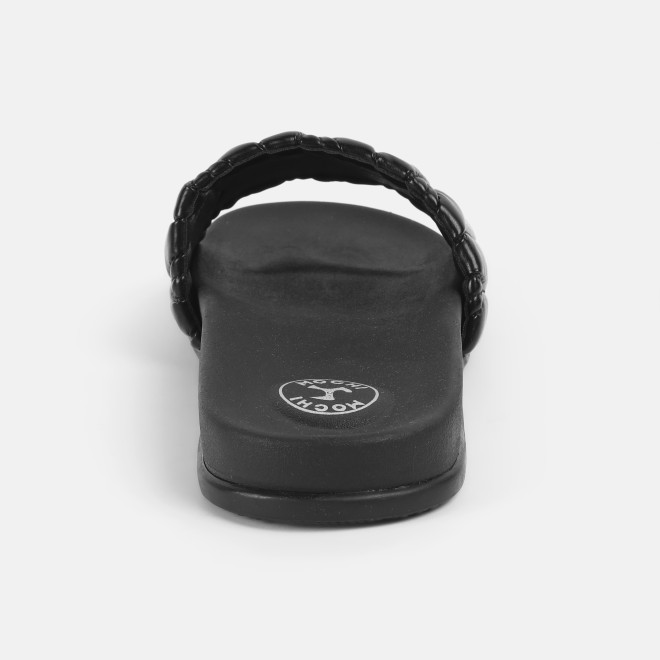 Mochi Women Black Casual Slip Ons (SKU: 41-421-11-36)