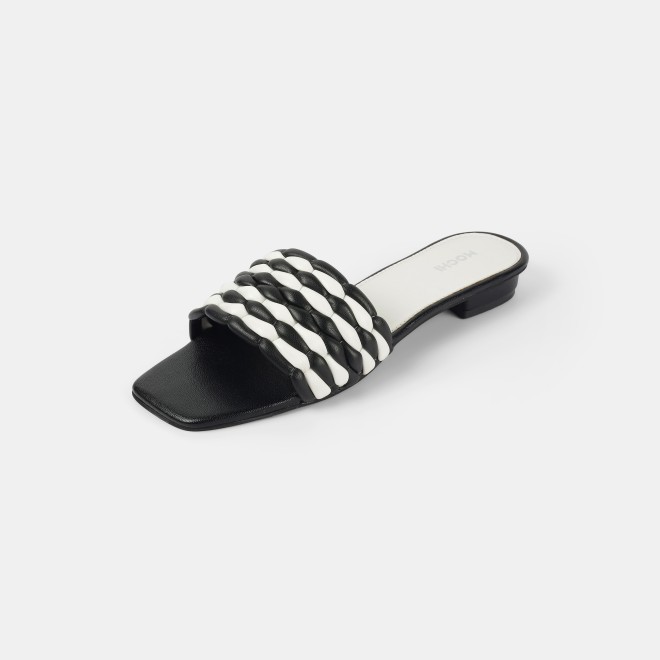 Mochi Women Black Casual Slip Ons (SKU: 41-424-11-37)