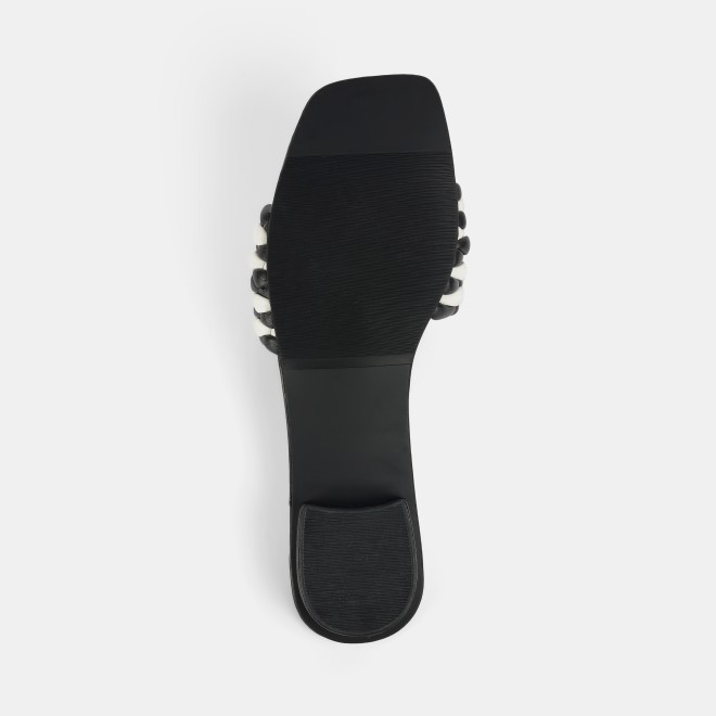 Mochi Women Black Casual Slip Ons (SKU: 41-424-11-37)