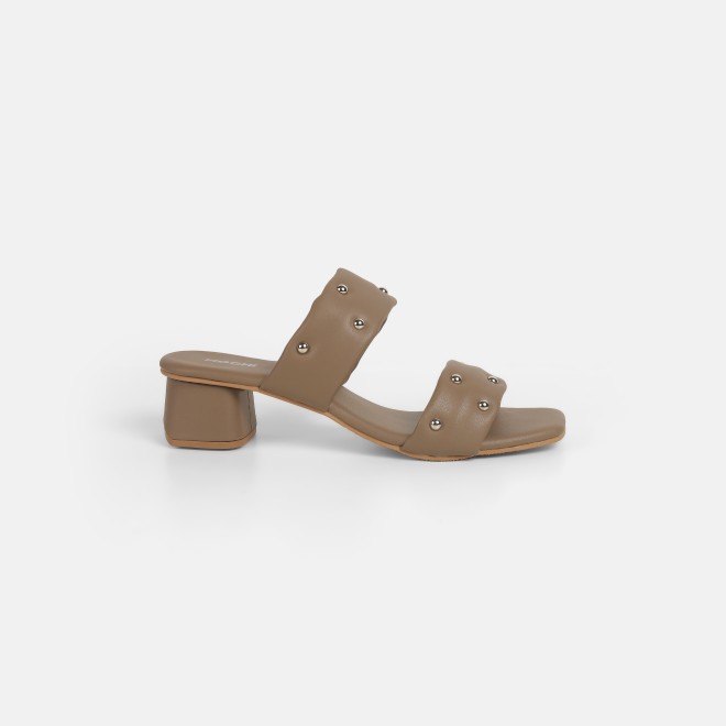 Mochi Women Rose-gold Ethnic Slip Ons (SKU: 41-425-22-36)