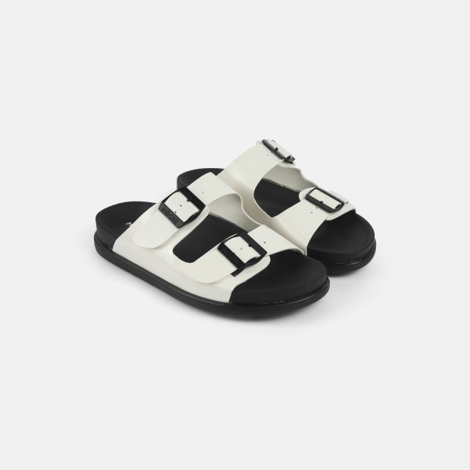 Mochi Women White Casual Slippers (SKU: 41-428-16-37)