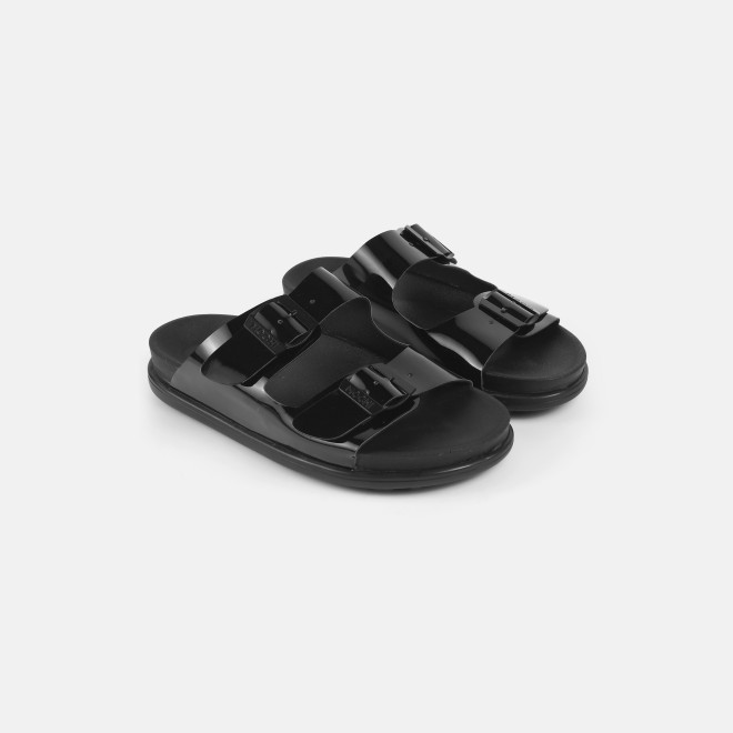 Mochi Women Black-pat Casual Slippers (SKU: 41-428-31-36)