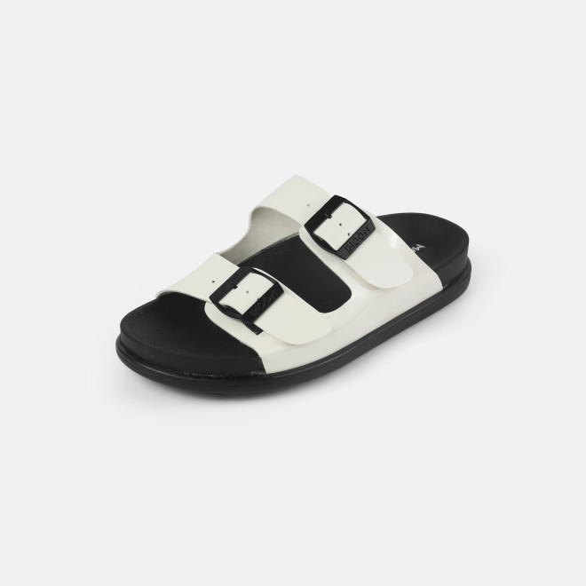 Mochi Women White Casual Slippers (SKU: 41-428-16-37)