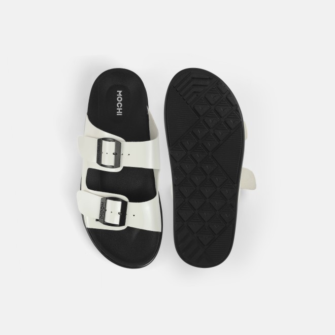 Mochi Women White Casual Slippers (SKU: 41-428-16-37)