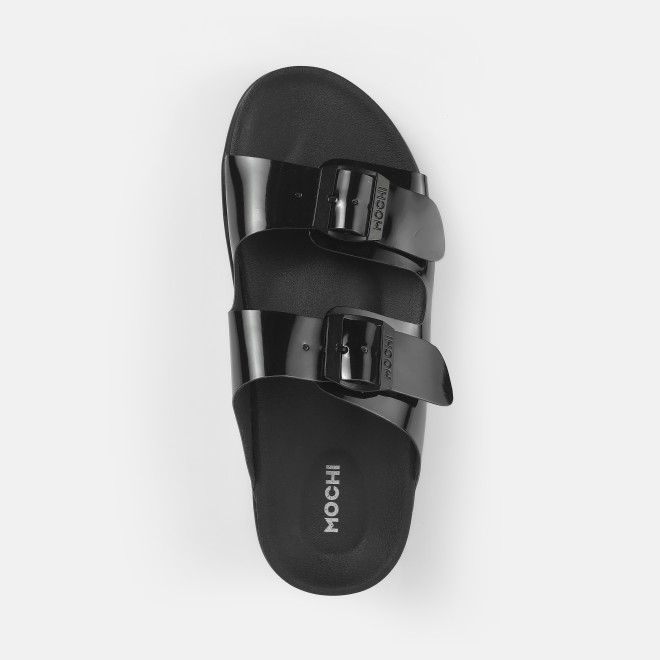 Mochi Women Black-pat Casual Slippers (SKU: 41-428-31-36)